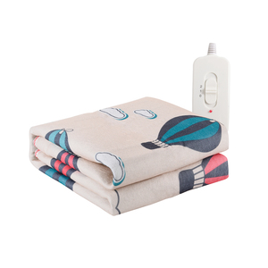 Couverture électrique à motif personnalisé pour montgolfière sous le lit, 2 réglages de chauffage 220V prise ue tapis chauffant pour le ménage - Product Image 1