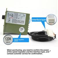 Contrôleur de vitesse de moteur AC Taili US52 220V, régulateur de vitesse variable 15W-250W, moteur à engrenages monophasé avec interrupteur marche avant/arrière