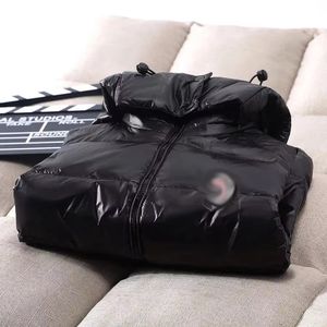 <span class=keywords><strong>Gilet</strong></span> Invernale Casual Unisex da <span class=keywords><strong>Uomo</strong></span>, Stile Corto con Colletto alla Coreana, Chiusura con Zip, <span class=keywords><strong>Trendy</strong></span> e Caldo, in Tela e Pelle per Giovani - Product Image 5