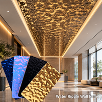 Panneau mural en charbon de bambou écologique avec logo personnalisé, texture ondulée, pour plafond et décoration intérieure