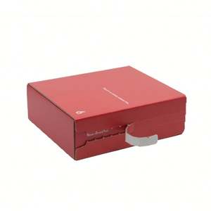 Custom 2mm Thick PET Corrugated Cardboard <b>Gift</b> <b>Box</b> Self-Sealing Mailer Tear Strip Logo Socks Recycled Materials Matte Embossing - Product Image 2