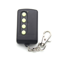 Télécommande 433 MHz en plastique et métal, 4 canaux, universelle, copie/apprentissage de code, pour ouvre-porte de garage à code tournant, porte de garage, ouvre-porte de garage à clé