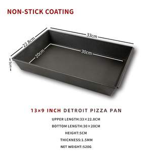 Directo de fábrica, recién llegado, moldes para hornear <span class=keywords><strong>Pizza</strong></span> antiadherentes de aluminio personalizados hechos a mano, bandeja para <span class=keywords><strong>Pizza</strong></span> estilo Detroit, molde para hornear platos, sartenes - Product Image 3