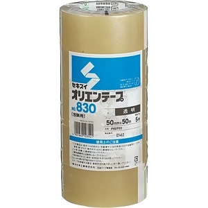 Cinta de Embalaje Transparente Sekisui Orientape 830 50mmx50m, Resistente al Agua, Fuerte Adhesión, Hecho en Japón - Product Image 5