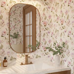Papier peint mural floral de luxe en vinyle PVC pour chambre à coucher, vente flash <span class=keywords><strong>Amazon</strong></span> - Product Image 2