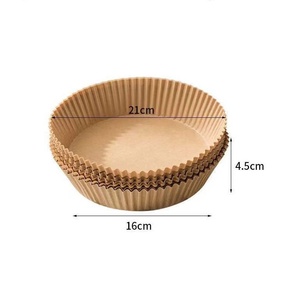 Nồi chiên không khí nướng thảm & lót cấp thực phẩm giấy dầu <span class=keywords><strong>Silicone</strong></span> dùng một lần lò an toàn không dính vòng dầu thấm chảo - Product Image 5