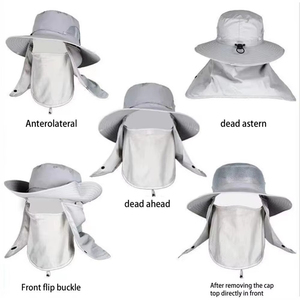 Gorras de Pesca de Verano al Aire Libre para Hombre, Protección UV, Sombreros Casuales Delgados para Deportes y Escalada, Venta al Por Mayor - Product Image 4