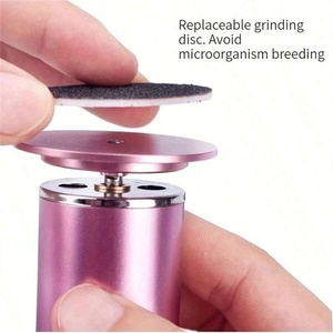 Removedor Eléctrico de Callos para Pies, Lima Eléctrica para Pies con Velocidad Ajustable, 60 Discos de Papel de Lija de Repuesto, Amoladora Eléctrica para Pies - Product Image 3