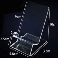 fabriklieferant Acryl Klar Telefonständer Mount Handy-Displayhalter Handy Schreibtisch klares Acryl-Display-Rack