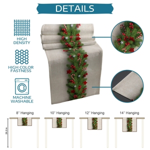 African Women's Wedding Decor Linen <strong>Table</strong> <strong>Runner</strong> for Kitchen Dining Farmhouse Party Decor for Home Decor <strong>Use</strong> - Product Image 5