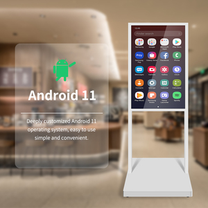 High Brightness Floor Standing 43 Inch Indoor Advertising Media Player LCD Interactive Touch <b>Screens</b> Digital Signage Kiosk - Product Image 4