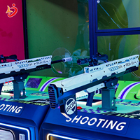 Máquina de Juego de Simulación Interactiva de Disparos con Pistola - Equipo de Entretenimiento de Tiro Real Operado con Monedas para Parques de Atracciones