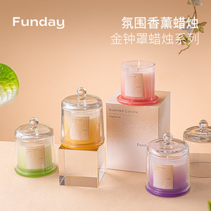 Dropshipping Shopify Bell Jar vela perfumada cera de soja recuerdo de boda de lujo Regalo de Cumpleaños difusor de aceite esencial decoración del hogar - Product Image 3