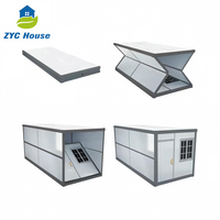 Maison modulaire contemporaine personnalisable, préfabriquée, 20 pieds, 30 pieds, 40 pieds, pliable, portable, en acier, conteneur