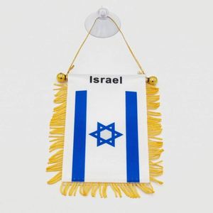 Wholesale Customized Israel Palestine Tassels Country Wall Hanging <b>Flags</b> for Window Polyester Digital Printed Decoration - Product Image 4