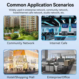 Intel Core i3 i5 i7 Mini <span class=keywords><strong>PC</strong></span> 6 RJ45 i211 <span class=keywords><strong>Ethernet</strong></span> LAN Ordinateur sans ventilateur Win11 Ubuntu <span class=keywords><strong>Portable</strong></span> Pfsense Soft Firewall Router - Product Image 6