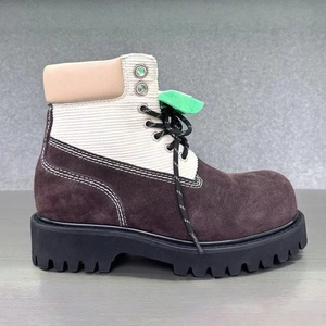 Botas de Trabajo de Cuero de Último Modelo 2026, Botas de Desierto Color Caramelo para Hombre, Botas de Tobillo Estilo Martin para Mujer - Product Image 5