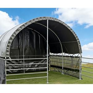 Tente pour bétail en PVC robuste, structure en acier galvanisé pour l'élevage, abri pour animaux, tente de ranch, auvent pour bétail - Product Image 4