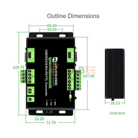 Convertisseur isolé industriel polyvalent-USB/RS232 vers RS232/485/TTL avec prise en charge MultiBus FT232RL