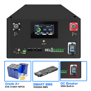 Batterie LiFePO4 51.2V 16kWh 314Ah Grade A+ 8000 Cycles Garantie 10 Ans avec CAN RS485 pour Systèmes Solaires - Stock Pologne - Product Image 5