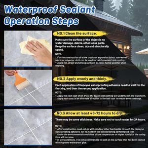 Invisible Waterproof Sealant Coating Agent Eco-Friendly Polyurethane High Strength Durable Anti-Leakage Repairing Transparent - Product Image 3