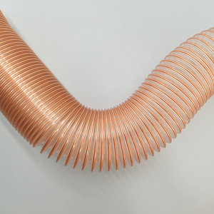PU PVC grand diamètre fil d'acier <span class=keywords><strong>copeaux</strong></span> de poussière de bois très Flexible compressible industrie <span class=keywords><strong>aspiration</strong></span> spirale <span class=keywords><strong>tuyau</strong></span> de conduit en plastique - Product Image 1