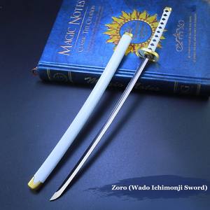 Un pezzo <span class=keywords><strong>Anime</strong></span> accessori Soron e <span class=keywords><strong>Dao</strong></span> una parola coltello con guaina arma modello tutte le arti e mestieri di metallo decorazione - Product Image 2