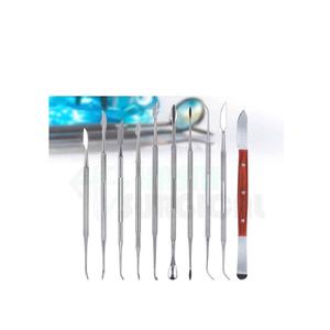 Espátula Dental de buena calidad, cuchillo de yeso, juego de herramientas de tallado de cera Dental versátil de acero inoxidable, 10 Uds. - Product Image 6