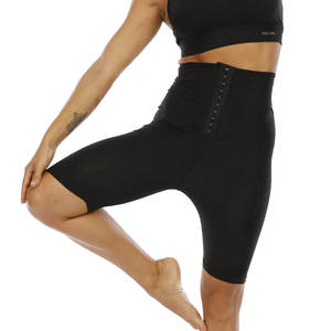 NANBIN Respirant serre-taille transpiration <span class=keywords><strong>Sauna</strong></span> Hip Lift Short amincissant Shapewear Leggings pour femmes - Product Image 3