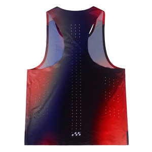Cao End Tùy Chỉnh Chạy Tank Top Laser Cắt Cho Chạy Trang Phục Ý Vải Người Đàn Ông Của Chạy Singlet - Product Image 2