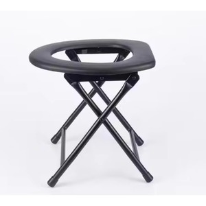Folding Commode Shower Chair with Bedpan/Home Care or Health Care Toilet Commode Chair/Wheelchair - Product Image 5
