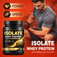 Poudre d'isolat de protéines de lactosérum, haute teneur en protéines, OEM ODM, étiquette privée, vente en gros, emballage personnalisé, complément nutritionnel sportif