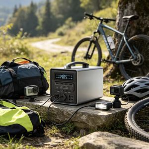 Portable Solar <b>Generator</b> Pure Sine Wave Power Station for Home Emergency <b>Camping</b> Outdoor Use SP026 Pure Sine Wave Output Ensures - Product Image 3