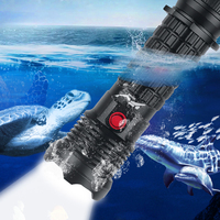 2000 Lumen XHP70 LED Snorkeling Light IPX8 Lampe de plongée sous-marine étanche 50m Lampe de poche de plongée sous-marine