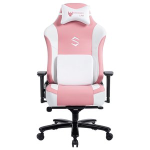 Silla Gamer Giratoria Rosa para <span class=keywords><strong>Niñas</strong></span> VANBOW con Función <span class=keywords><strong>de</strong></span> Masaje, Silla <span class=keywords><strong>de</strong></span> Oficina <span class=keywords><strong>de</strong></span> Acero Inoxidable - Product Image 2
