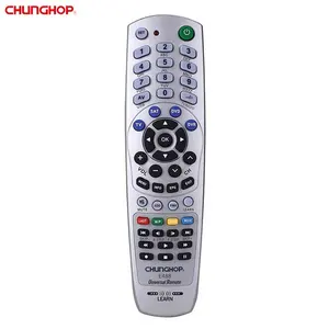 E488 Remote Control Ir Universal cerdas 49 tombol dengan kode pembelajaran untuk Remote Control TV DVD DVR SAT