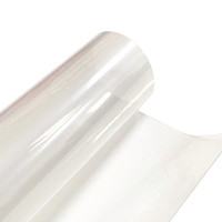 Feuille de plastique APET à haute transmission, film double face, résistant aux rayures, coloré, épaisseur 0,5 mm, taille personnalisée FXD