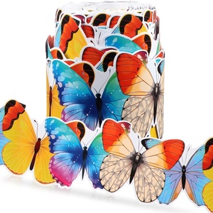 Décorations personnalisables et colorées pour tableaux d'affichage de classe : hiboux, papillons, fleurs, abeilles, espace, bordures mignonnes et inspirantes - Product Image 3