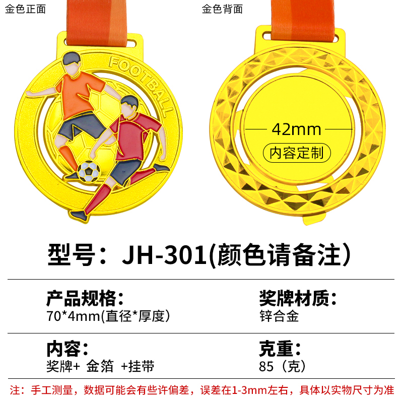 Football-médaille d'or