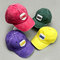Casquette Snapback en Toile Lavée avec Logo Brodé Personnalisé, Style Vintage Usé, Protection Solaire, Unisexe, Casquette de Baseball Papa