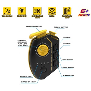 Meilleure vente 2.4Ghz voiture de police jouet avec commande vocale peut changer de commande vocale jouet voiture enfants Rc jouet avec son léger - Product Image 2