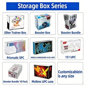 Boîte de présentation en acrylique transparente pour ETB, <span class=keywords><strong>aimant</strong></span> puissant, résistance aux UV à 99 %, pour boîte d'entraîneur Pokémon - Product Image 6
