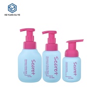KY304-2 Keyuan 120ml 300ml Flacons pompe à mousse vides rechargeables Emballage beauté Luxe Logo personnalisé HDPE Sérigraphie