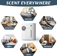 Petit diffuseur d'aromathérapie sans eau, longue durée, contrôlé par application, portable, machine à parfum pour hôtel et maison