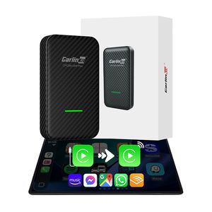 Kit Carlink Tpct Usb Carplay Ota Update Plus d'applications CarPlay filaire vers sans fil 2 en 1 Usbc Wifi6 Boîte intelligente Ai adaptateur pour <span class=keywords><strong>Waze</strong></span> - Product Image 1