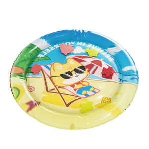 Tapis d'eau gonflable rond pour chat, lit rafraîchissant d'été pour animaux de compagnie, en plastique épais, utilisable en toutes saisons - Product Image 1
