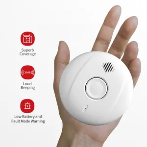 Photoelectric Detector Sealed Battery Smoke Alarm Product Stand Alone Smart Sensor Wireless Standalone Zigbee En14604