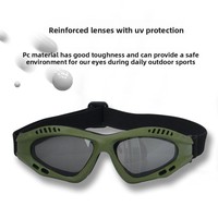 Nouvelles lunettes de protection anti-vent et anti-poussière de style militaire pour hommes et femmes