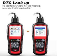 Autel AutoLink AL519 Modo mejorado clásico 6 Lector de código de falla del motor OBDII CAN Herramienta de escaneo de diagnóstico