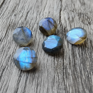 Wholesale Lavira IGI Certified 8mm Natural Blue Labradorite Loose Gemstones for Jewelry Making CA Custom Sizes Calibrated - Product Image 1